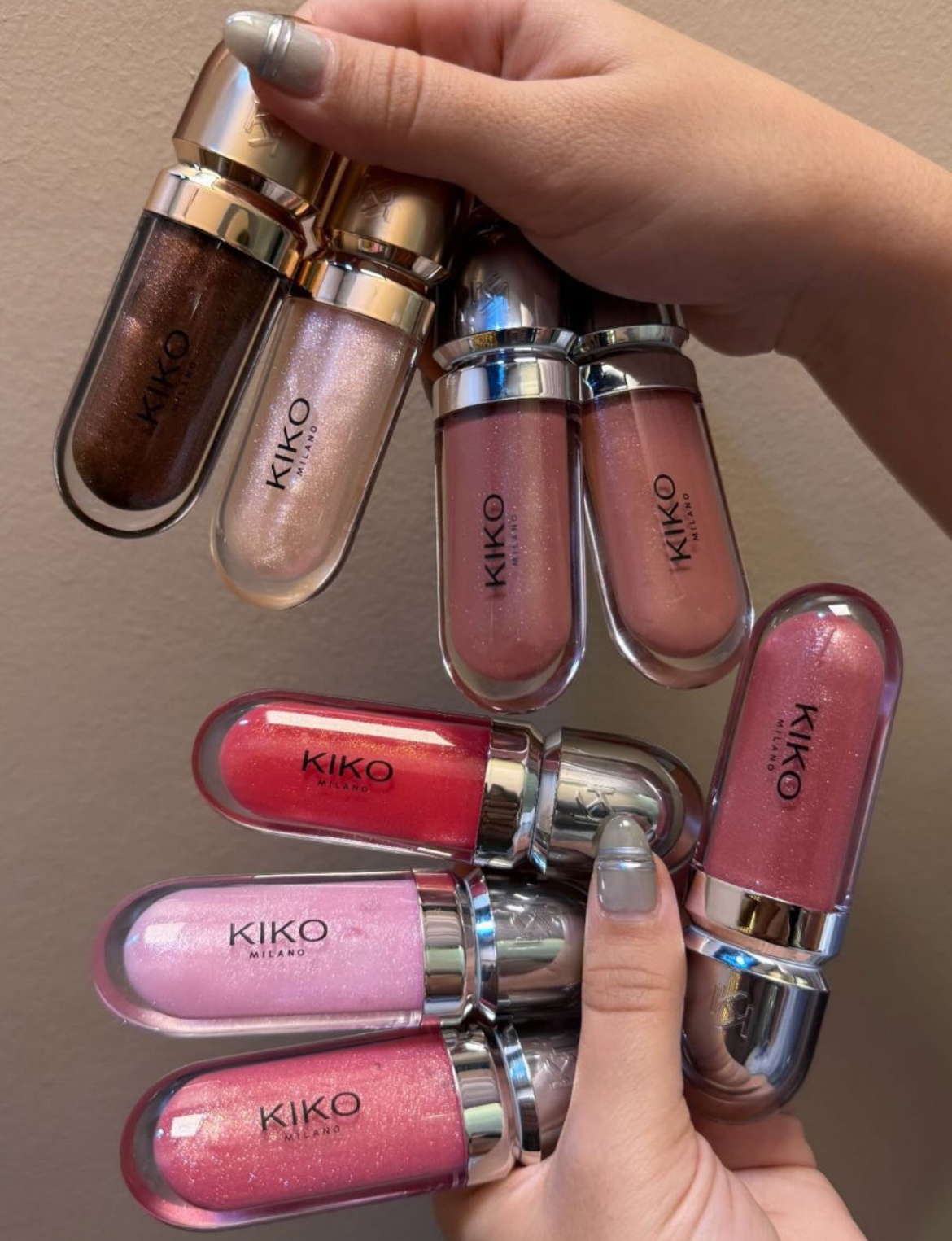 رژ لب مایع براق کیکو میلانو Kiko مدل 3D hydra جدید