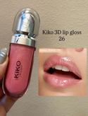 رژ لب مایع براق کیکو میلانو Kiko مدل 3D hydra جدید
