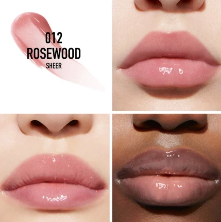 لیپ گلاس و رژلب مایع و حجم دهنده لب دیور شماره 012 (Rosewood)